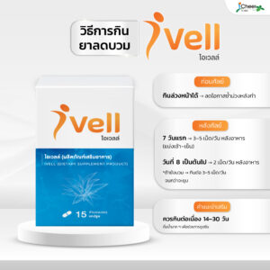 Ivell – Herbal Supplement for Post-Surgery Swelling Reduction (15 Capsules)