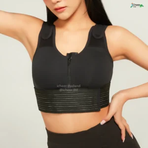I Cheer Breast Surgery Support Bra รุ่น Comfort Cotton Extra สีดำ